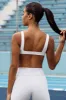 Flow - Soft Rib Scoop Neck Bralette in Marled Grey sold by Bo + Tee
