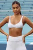 Flow - Soft Rib Scoop Neck Bralette in Marled Grey sold by Bo + Tee