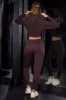 In My Stride - Slim Fit Jogger Bottoms in Brown sold by Bo + Tee