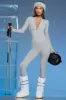 Chalet - Petite Super Sculpt Base Layer Jumpsuit in Light Grey sold by Bo + Tee