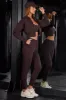 In My Stride - Slim Fit Jogger Bottoms in Brown sold by Bo + Tee