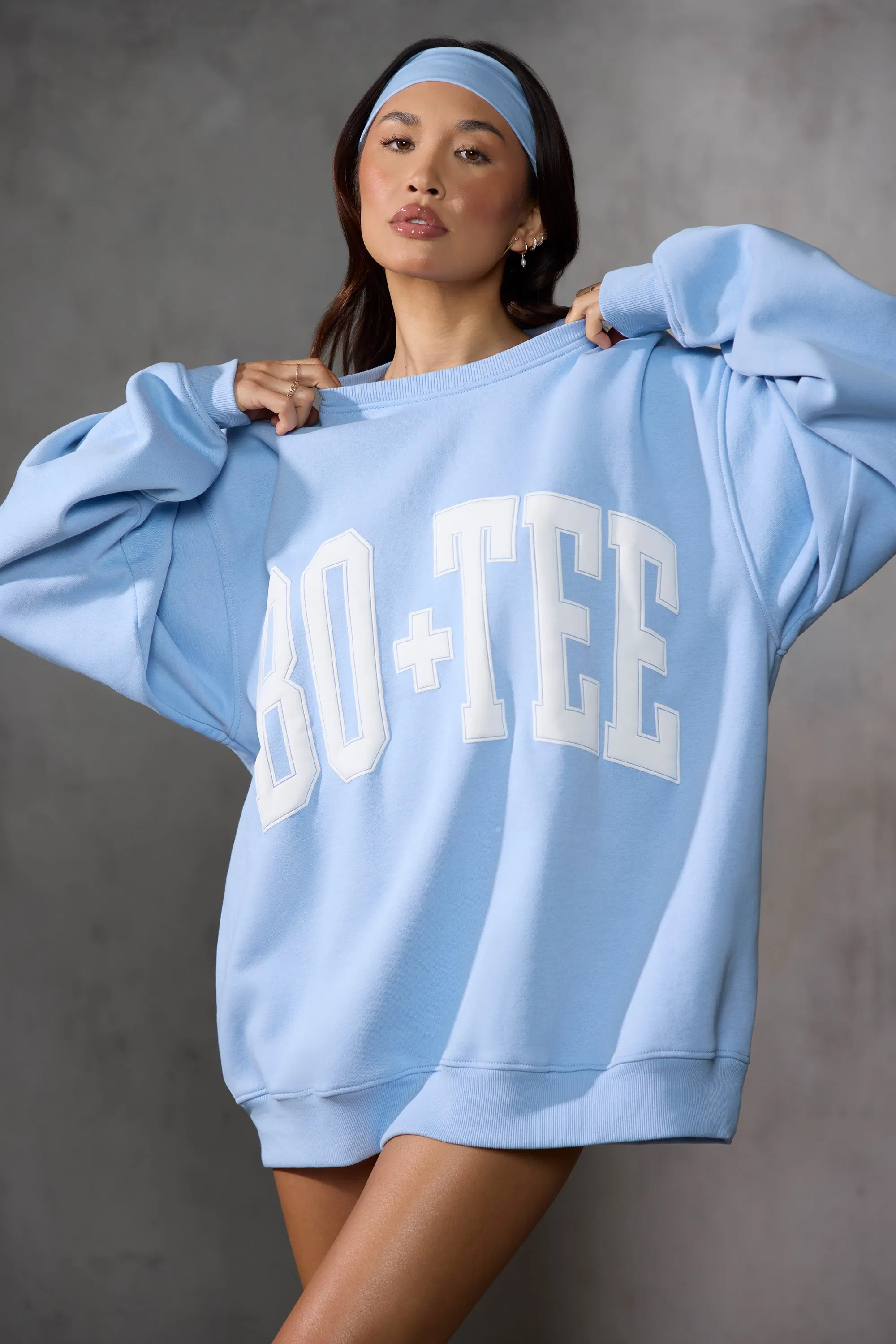 New Staples - Oversized Sweatshirt in Sky Blue sold by Bo + Tee product image thumbnail 5