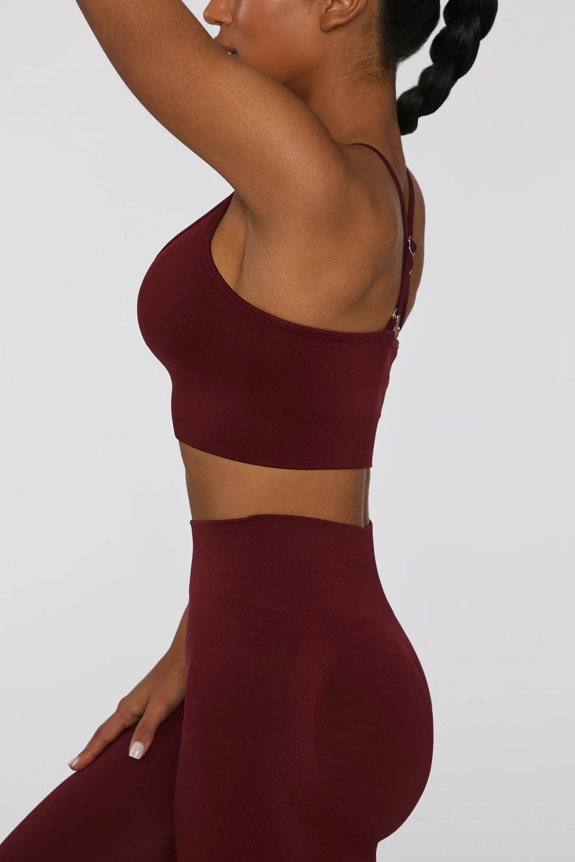 Circuit - Sports Bra - Deep Red sold by Bo + Tee product image thumbnail 4