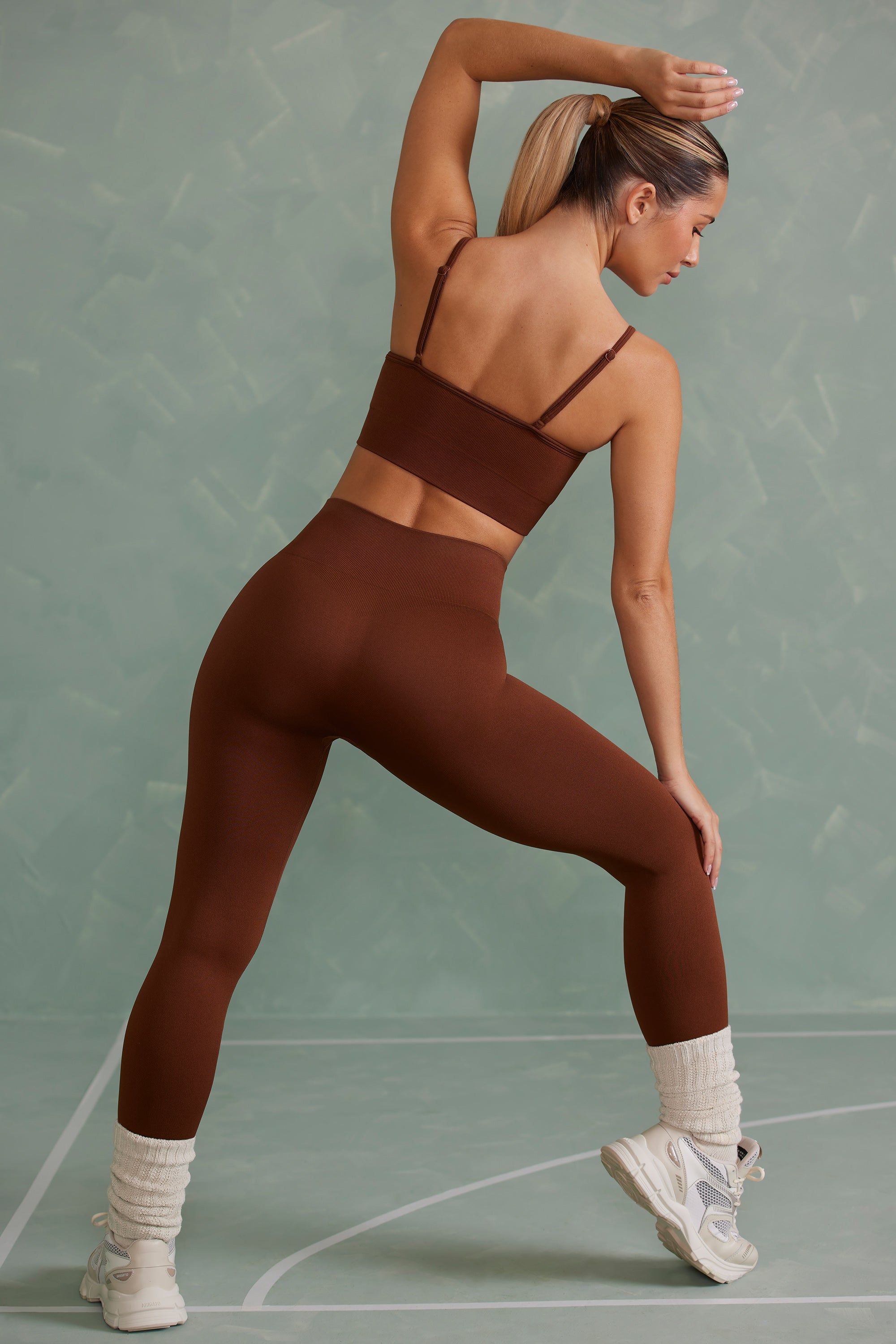 Vitality - Super Sculpt Full Length Leggings in Copper Brown sold by Bo + Tee product image thumbnail 5