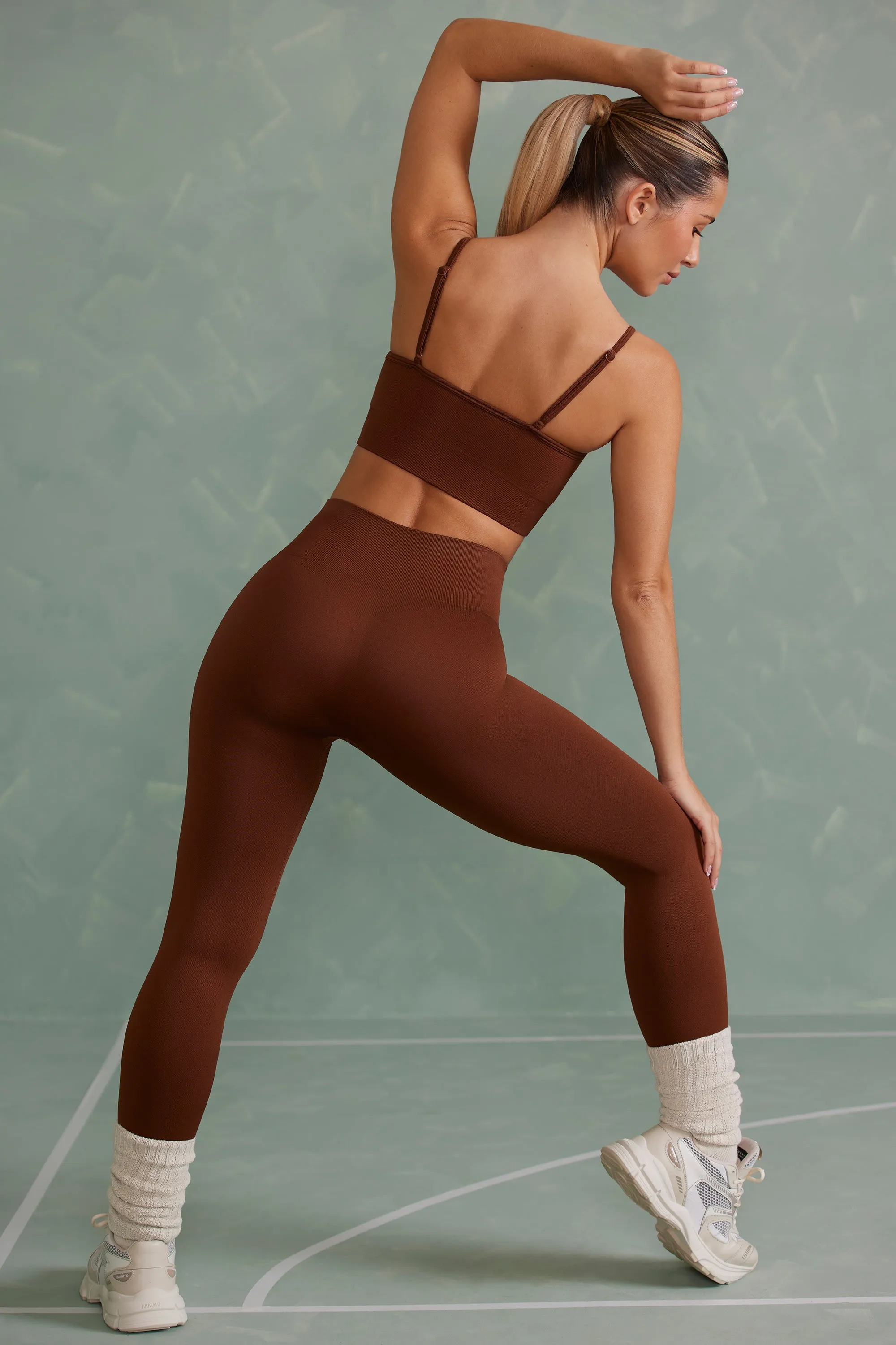 Vitality - Super Sculpt Full Length Leggings in Copper Brown sold by Bo + Tee product image thumbnail 5