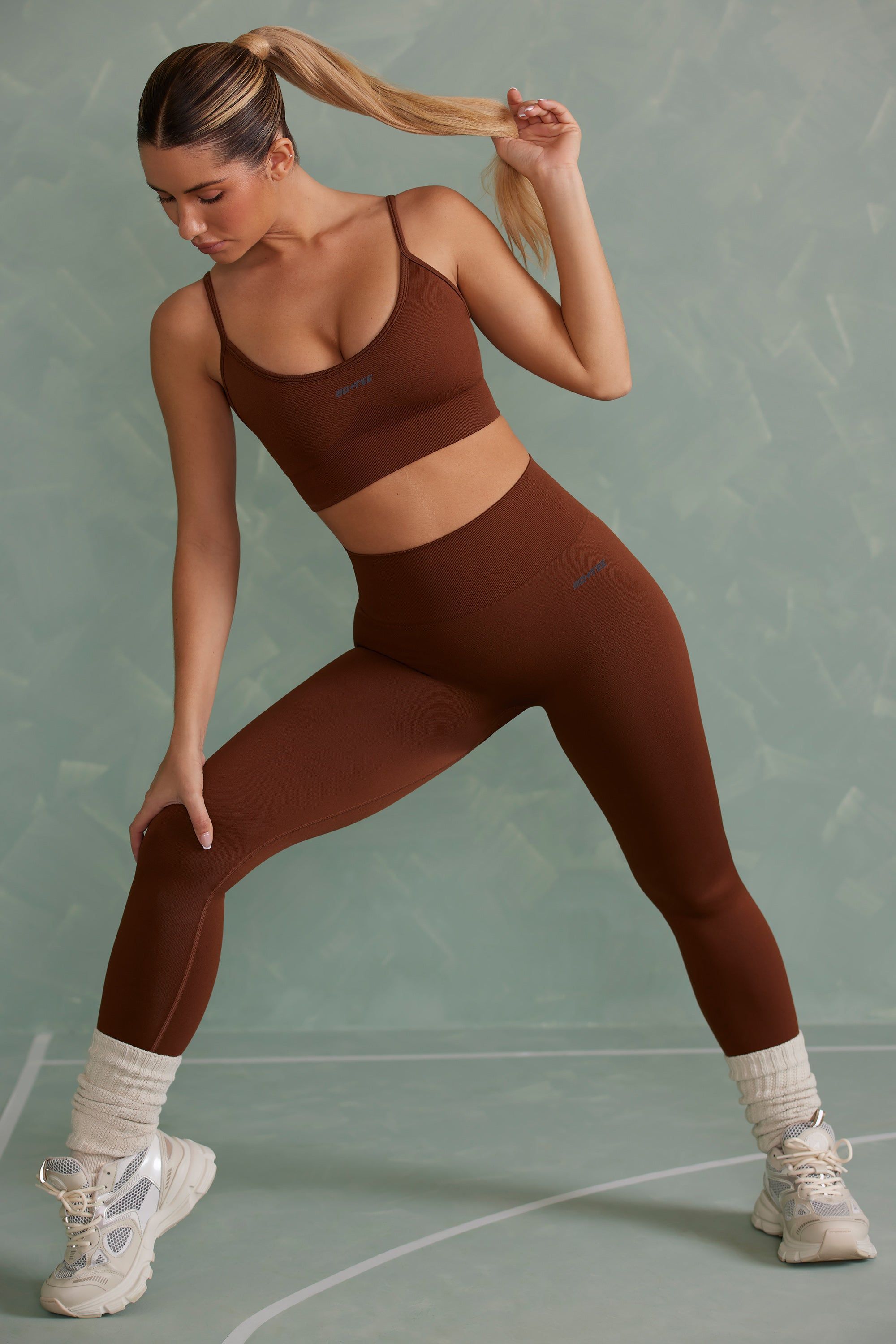 Vitality - Super Sculpt Full Length Leggings in Copper Brown sold by Bo + Tee product image thumbnail 6