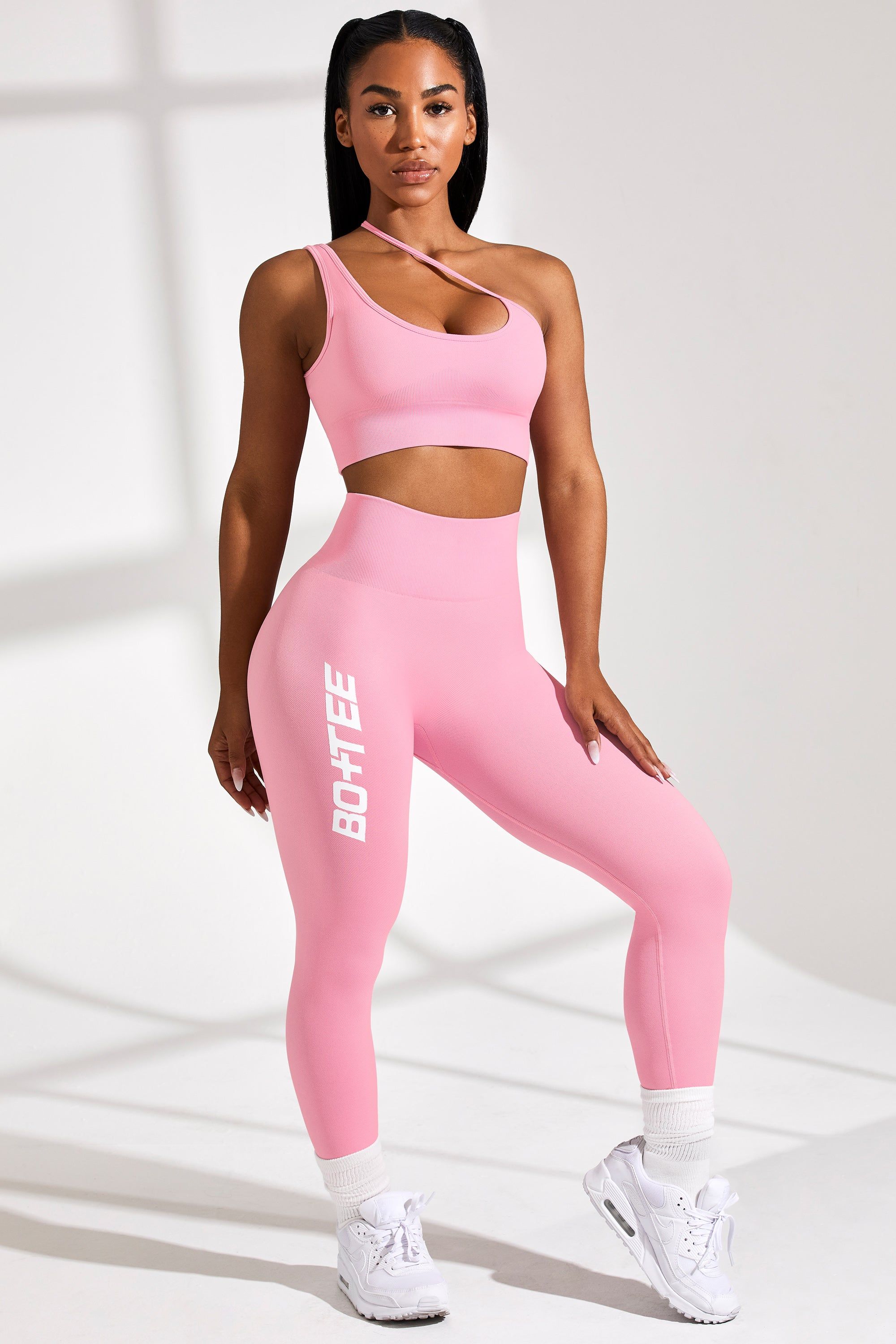 Energy - Petite Full Length Seamless Leggings in Pink sold by Bo + Tee