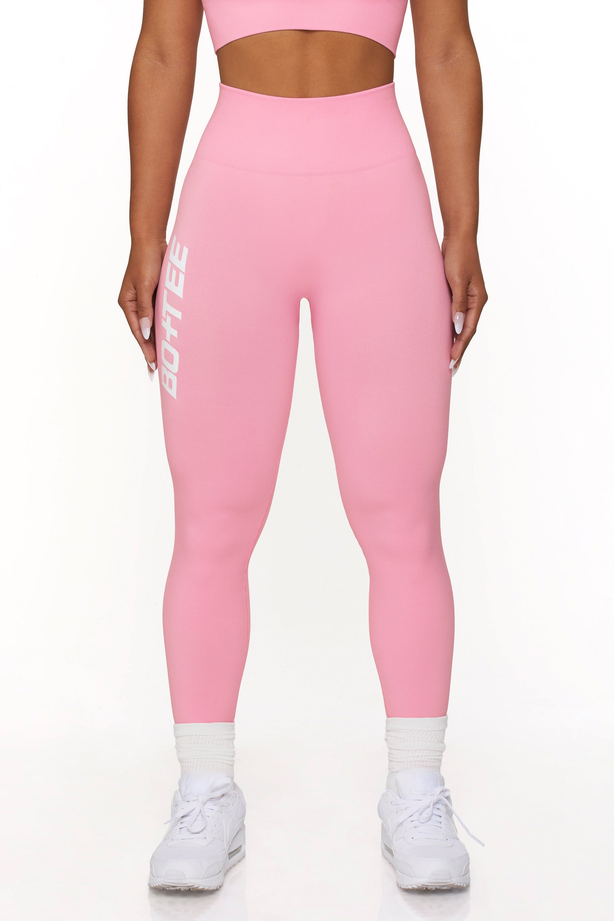 Energy - Petite Full Length Seamless Leggings in Pink sold by Bo + Tee product image thumbnail 3