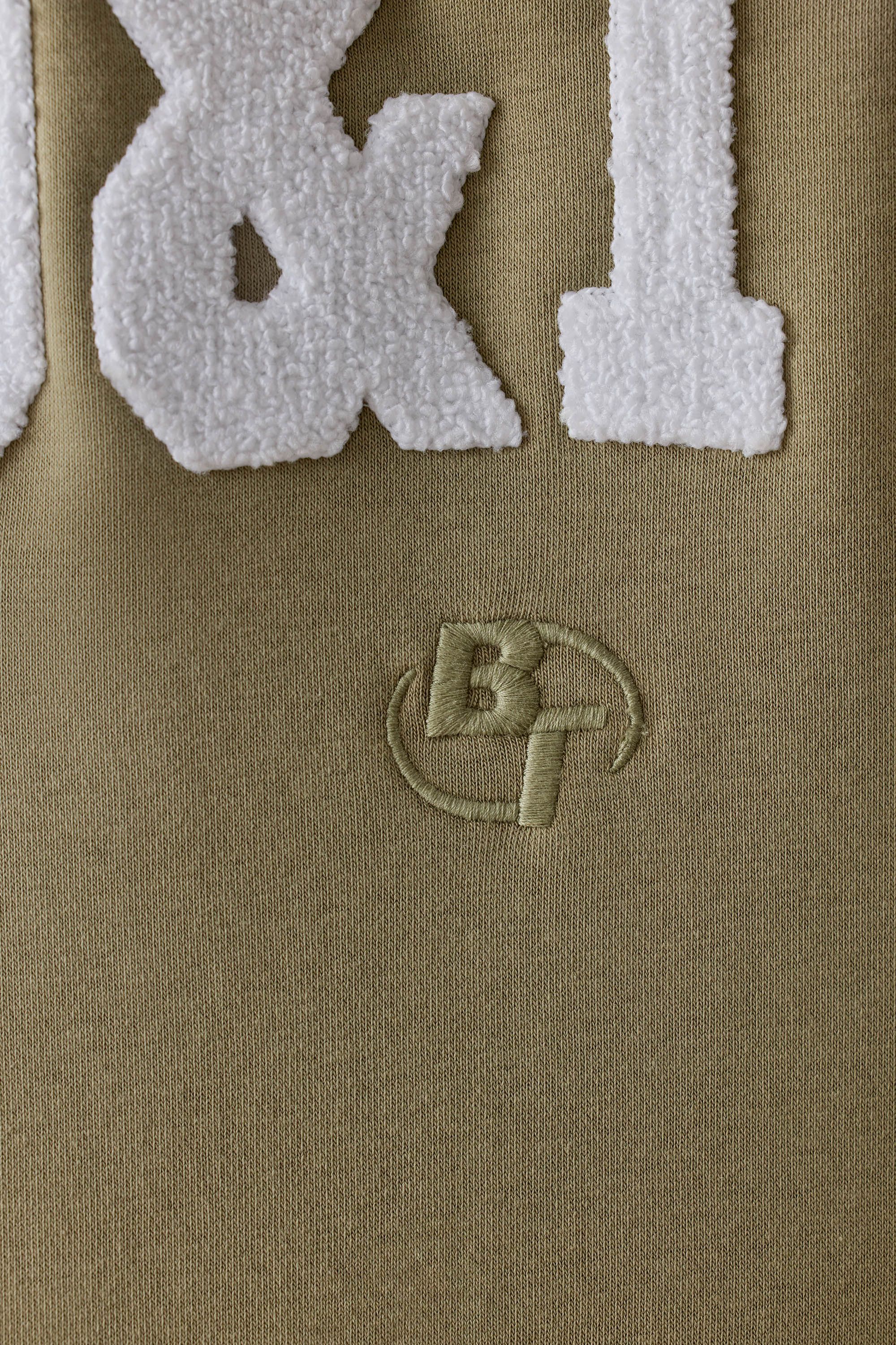 Comfort - Oversized Hooded Sweatshirt in Soft Olive sold by Bo + Tee product image thumbnail 4