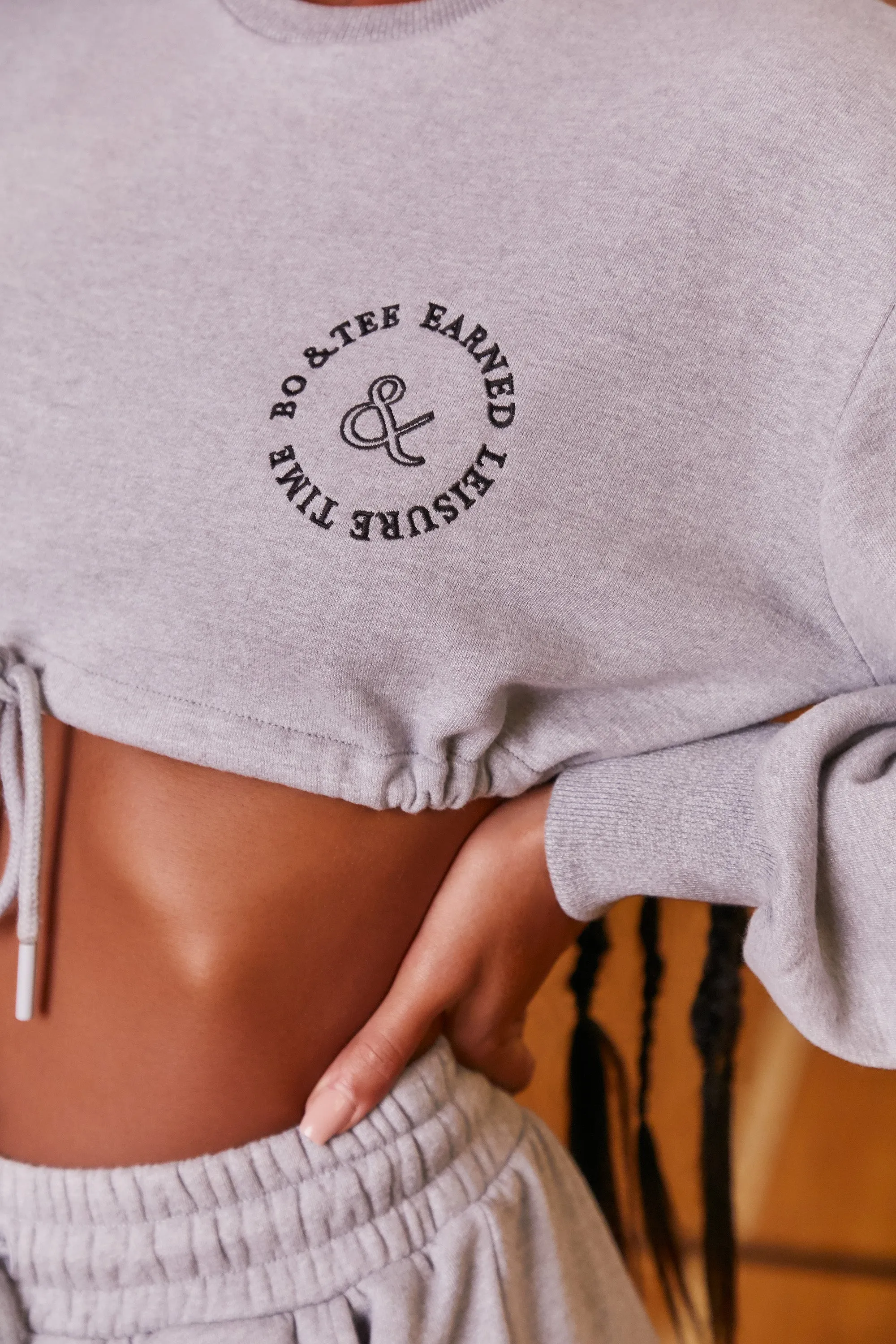 Keep Moving - Sweatshirt in Grey sold by Bo + Tee product image thumbnail 4