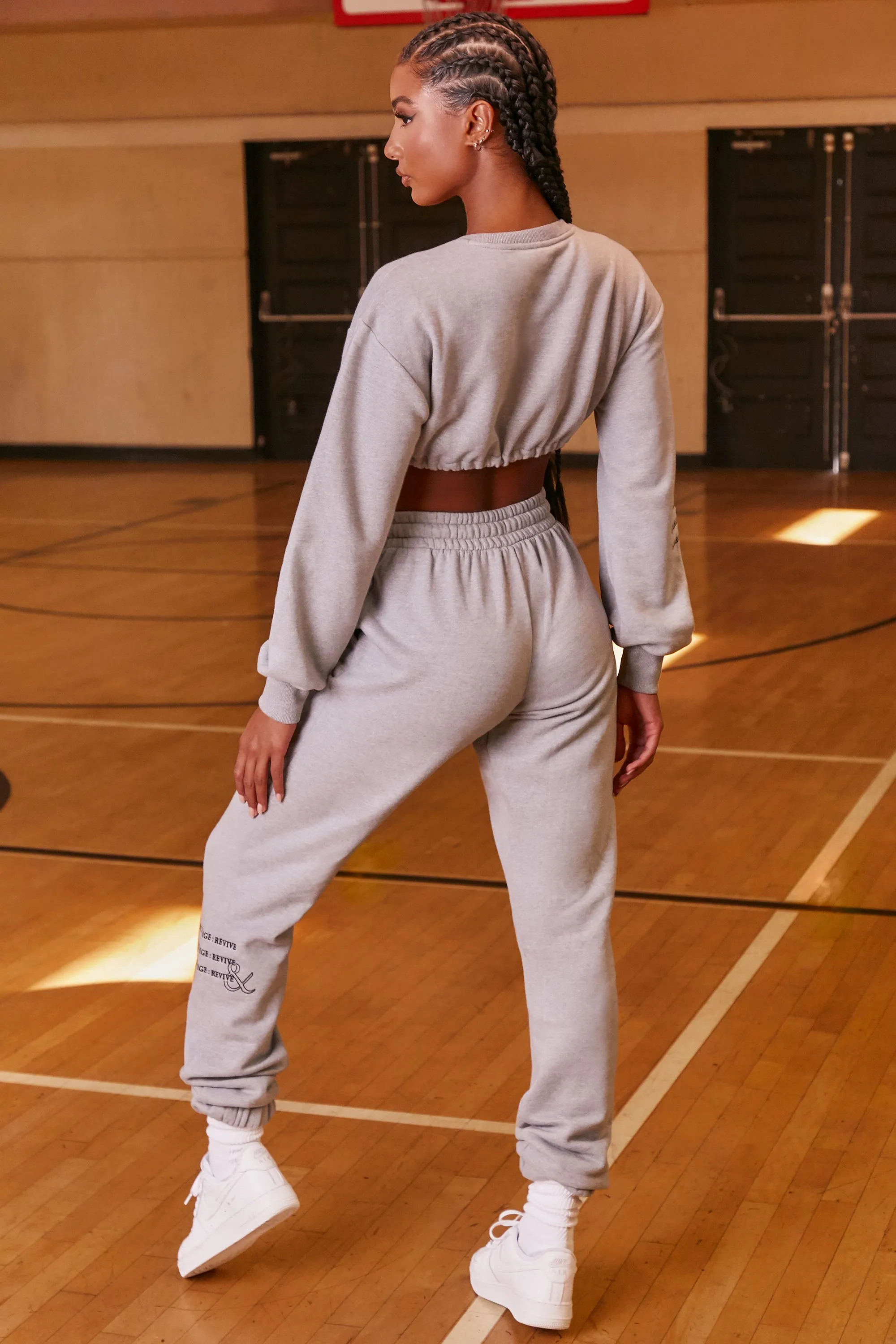 Keep Moving - Sweatshirt in Grey sold by Bo + Tee product image thumbnail 3