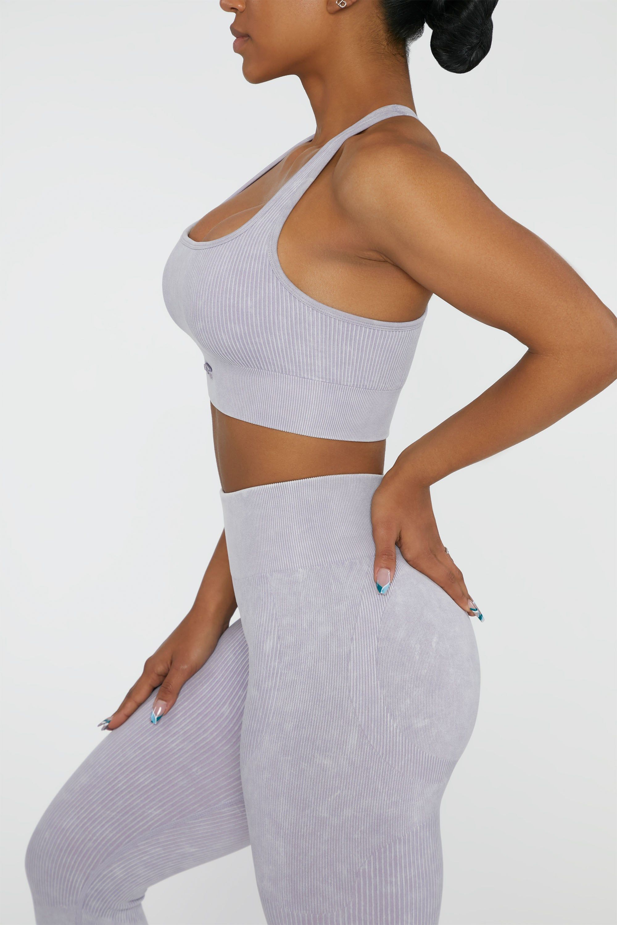 Iconic - Sports Bra in Lilac sold by Bo + Tee product image thumbnail 2