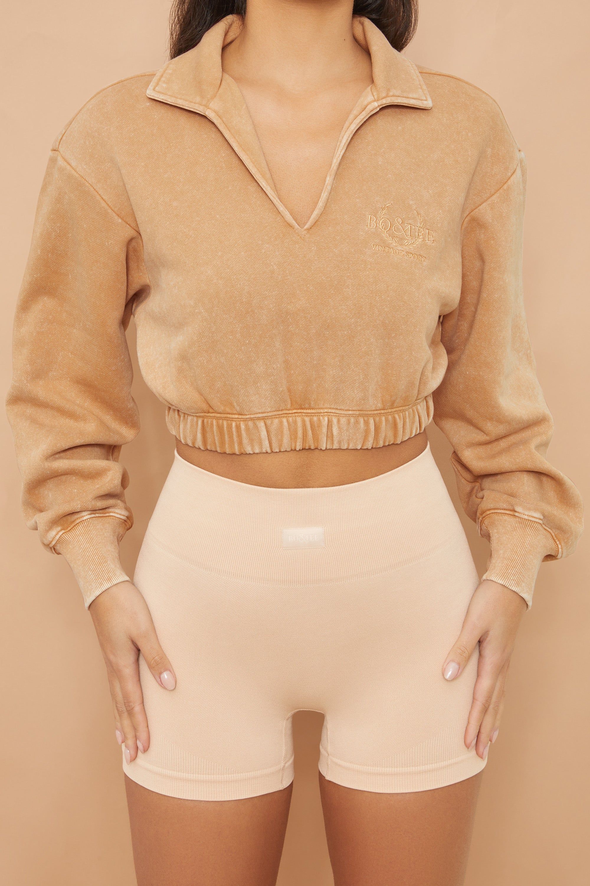 Runner Up - Sweatshirt in Beige sold by Bo + Tee