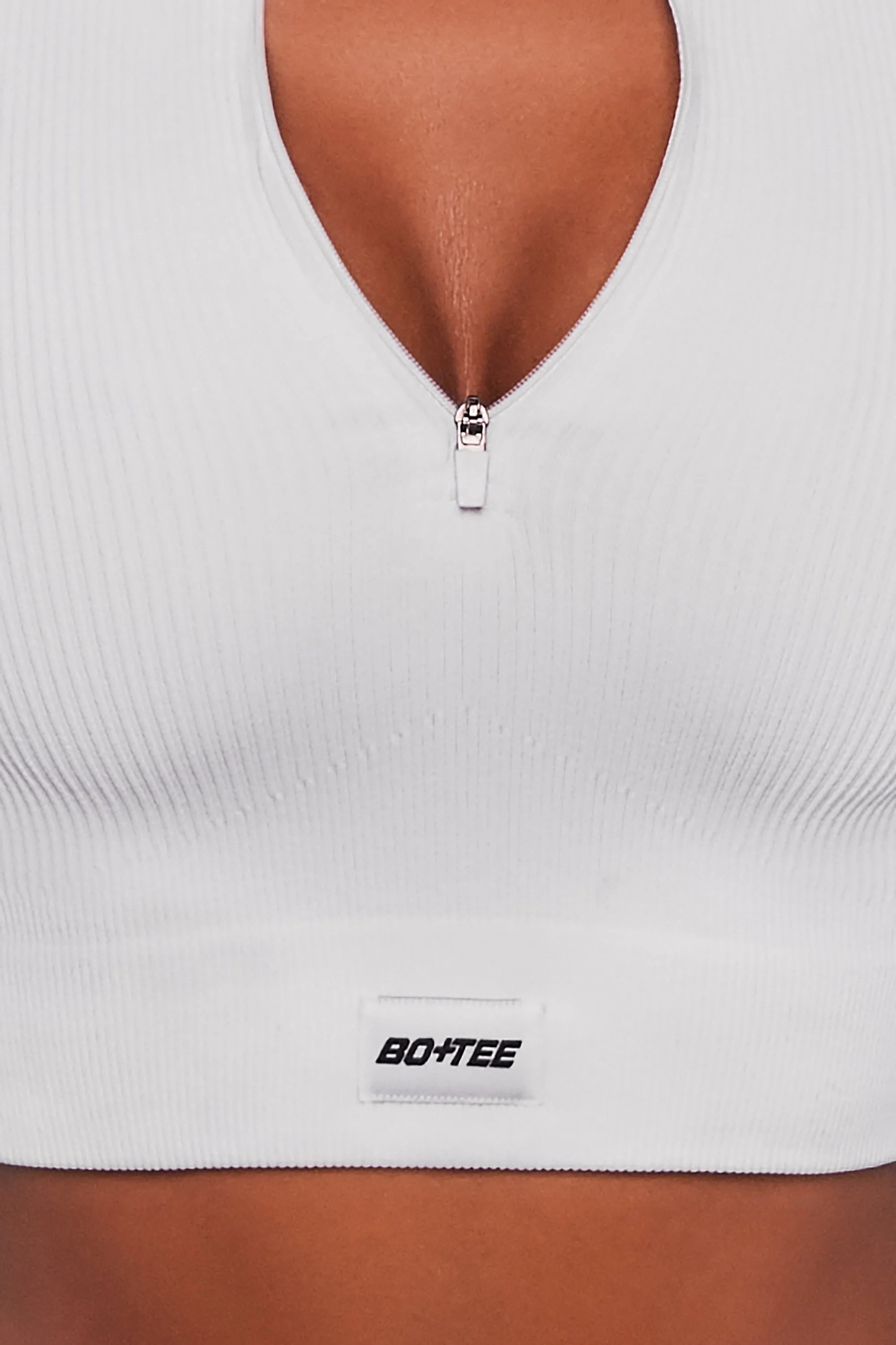 Endure - Crop Top in White sold by Bo + Tee product image thumbnail 4