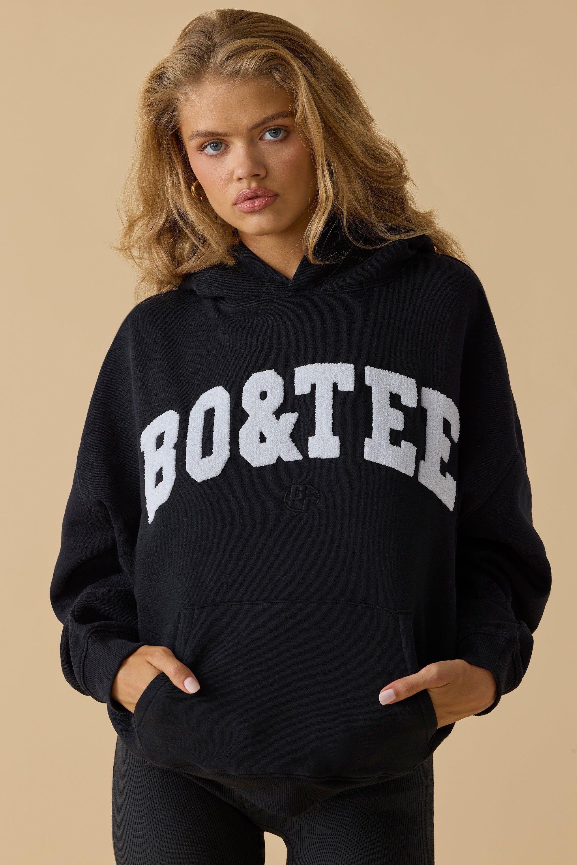 Comfort - Oversized Hooded Sweatshirt in Black sold by Bo + Tee product image thumbnail 9