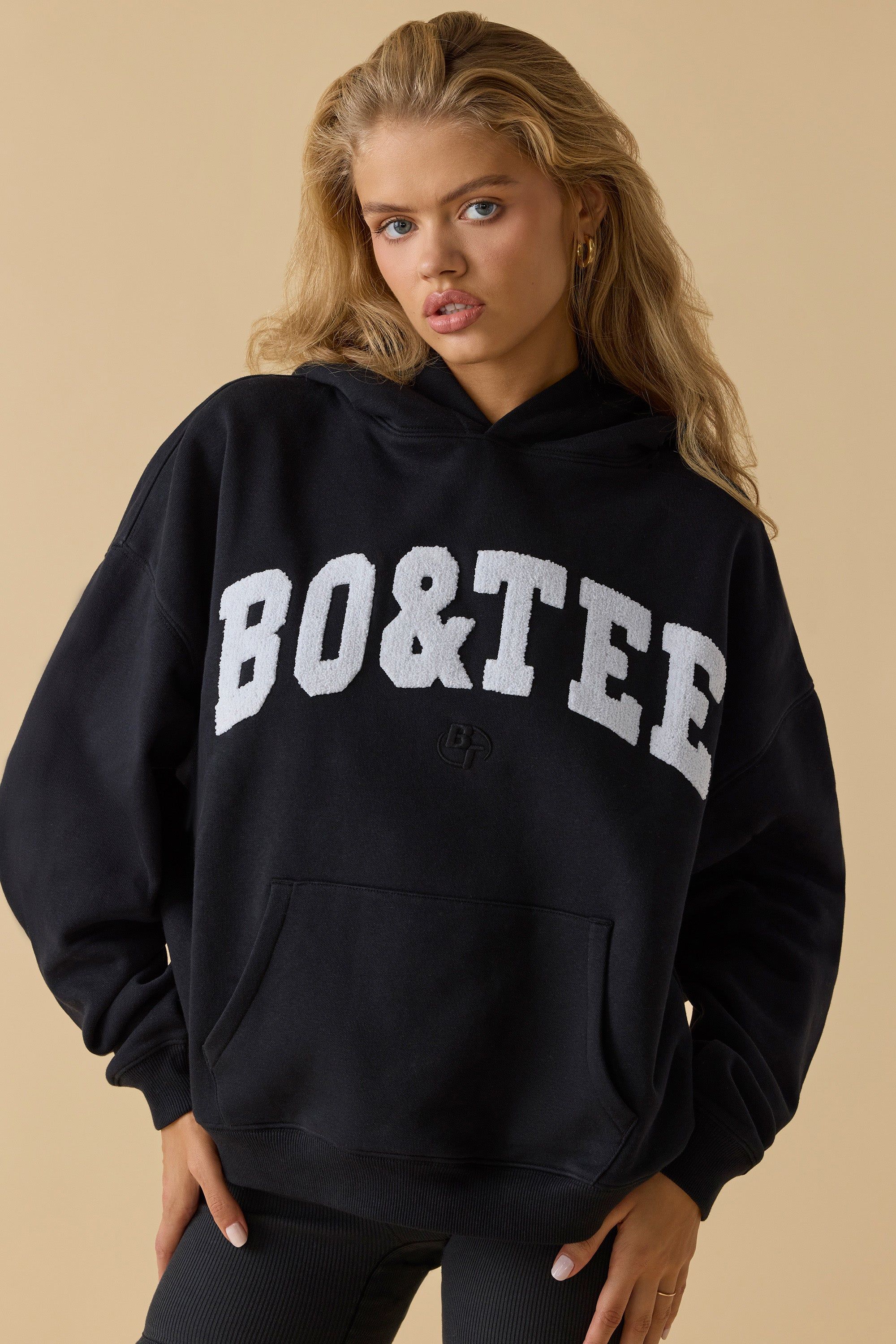 Comfort - Oversized Hooded Sweatshirt in Black sold by Bo + Tee product image thumbnail 10