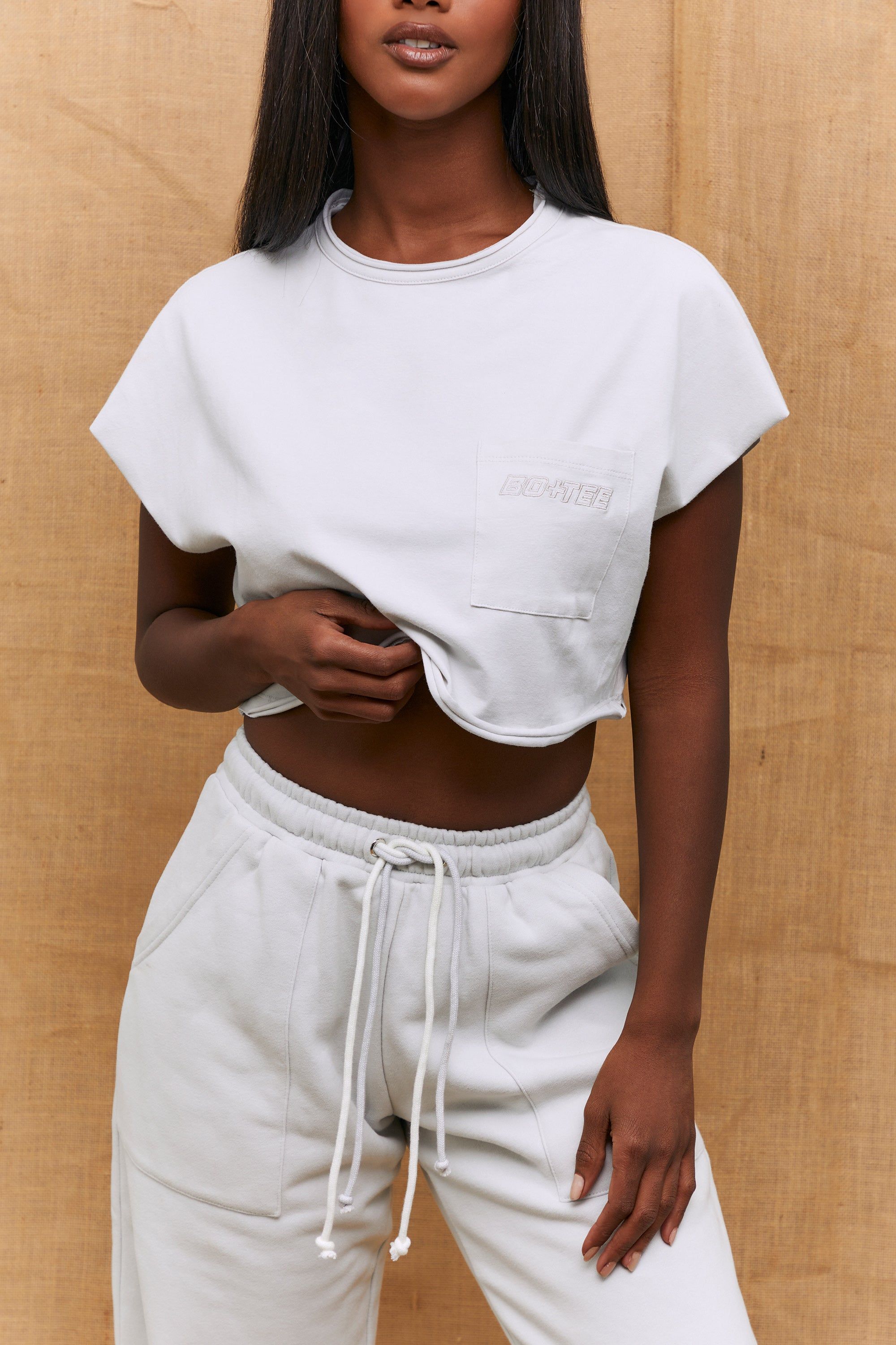 Pull Up - T-Shirt in Grey sold by Bo + Tee product image thumbnail 5