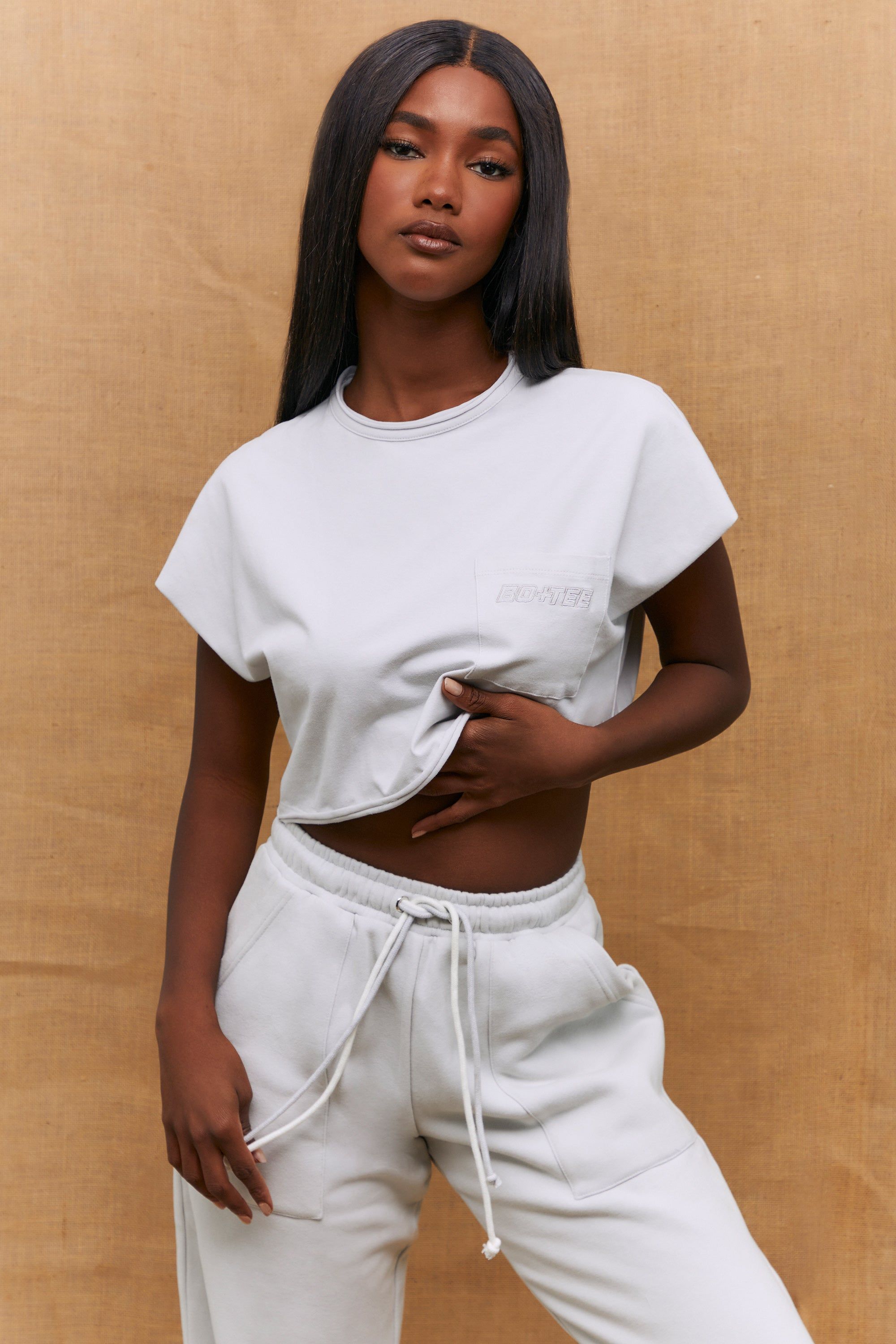 Pull Up - T-Shirt in Grey sold by Bo + Tee