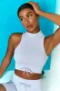 Miles Ahead - Crop Top in Cool Blue sold by Bo + Tee