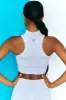 Miles Ahead - Crop Top in Cool Blue sold by Bo + Tee