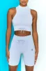 Miles Ahead - Crop Top in Cool Blue sold by Bo + Tee