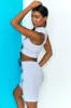 Miles Ahead - Crop Top in Cool Blue sold by Bo + Tee