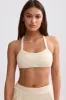 Terry Towelling Scoop-Neck Bralette in Cream sold by Bo + Tee