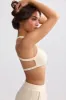 Terry Towelling Scoop-Neck Bralette in Cream sold by Bo + Tee