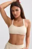 Terry Towelling Scoop-Neck Bralette in Cream sold by Bo + Tee