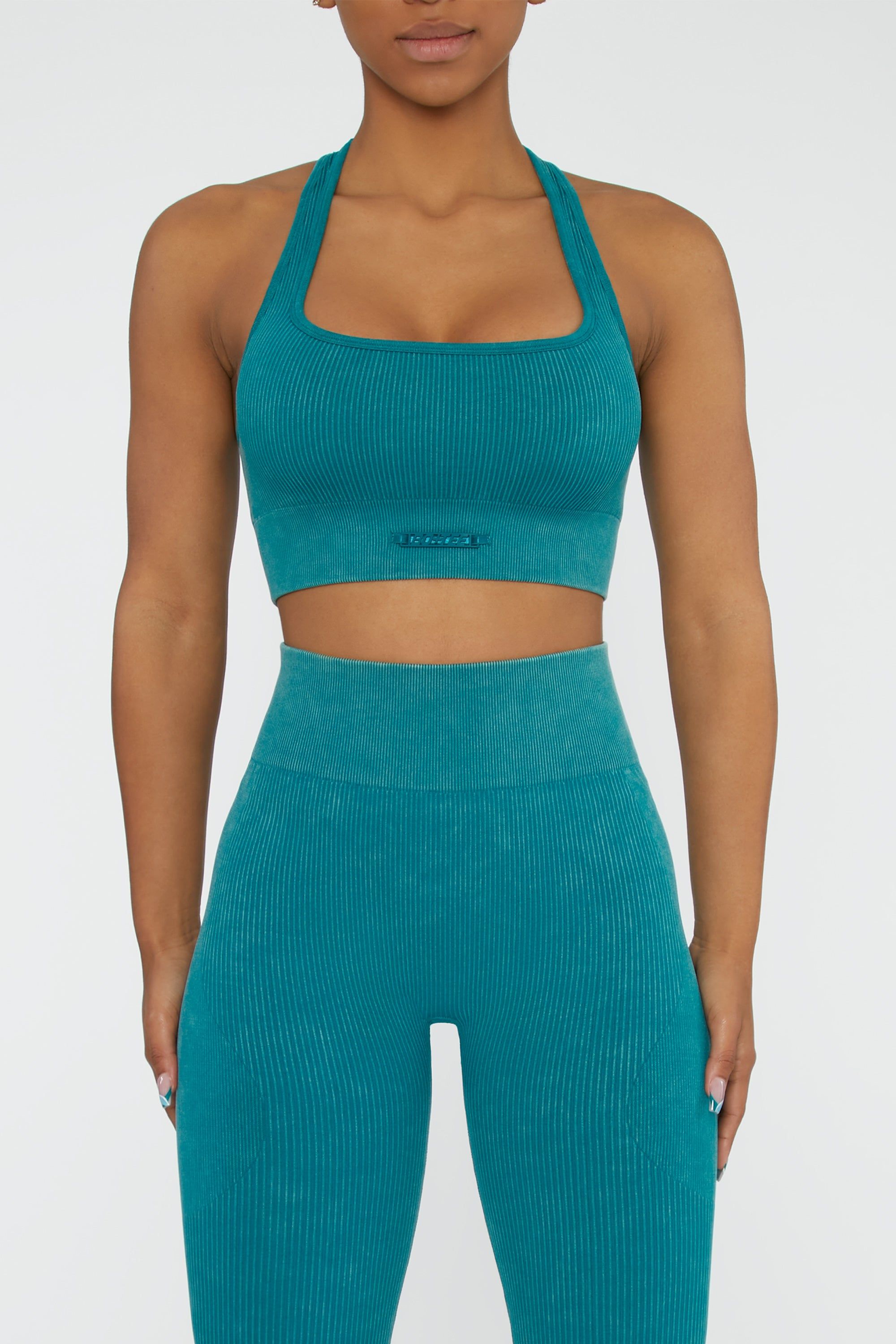 Iconic - Sports Bra in Teal sold by Bo + Tee product image thumbnail 6
