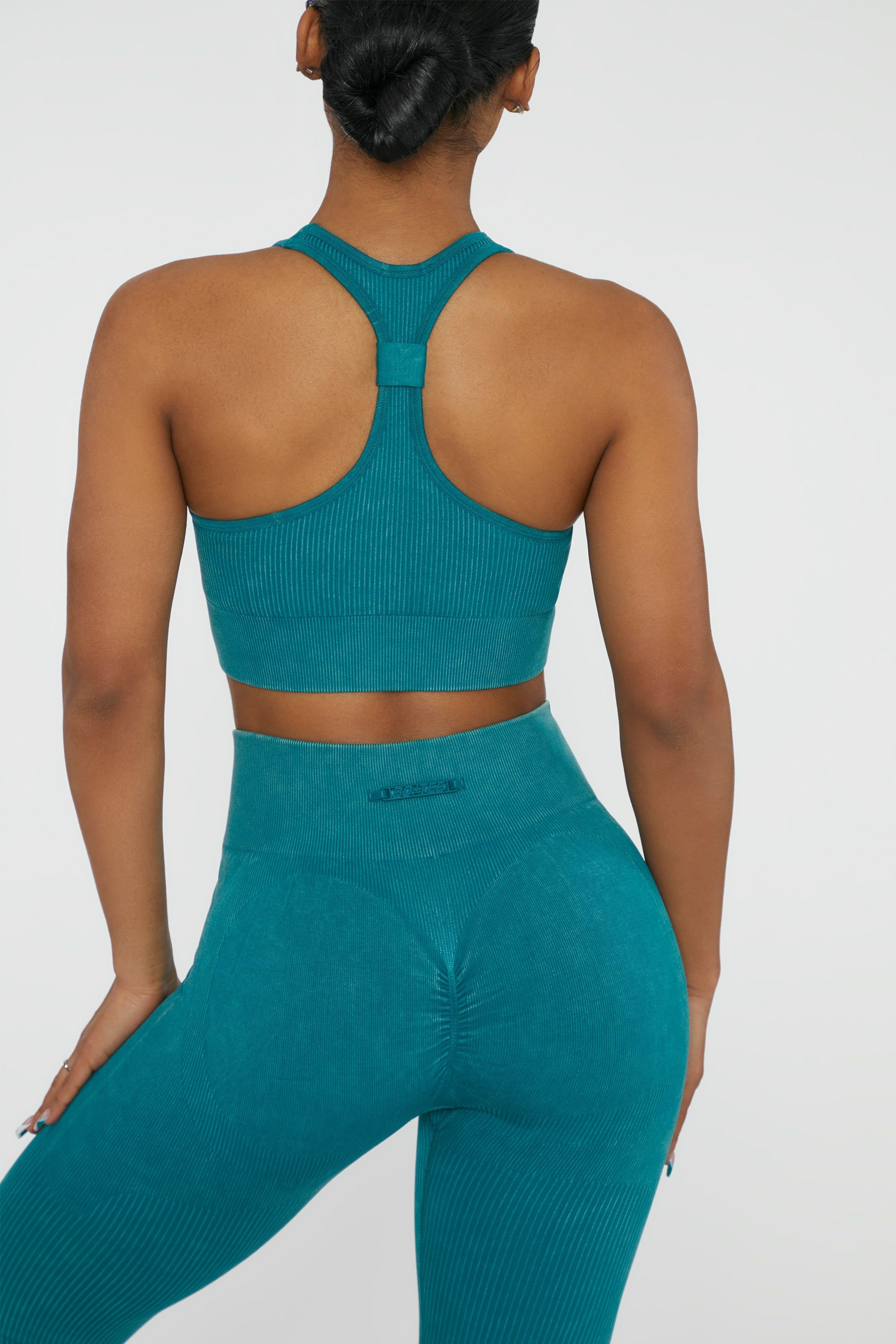 Iconic - Sports Bra in Teal sold by Bo + Tee product image thumbnail 3