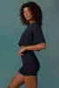 Level Up - Cotton Cropped Oversized T-Shirt in Black sold by Bo + Tee