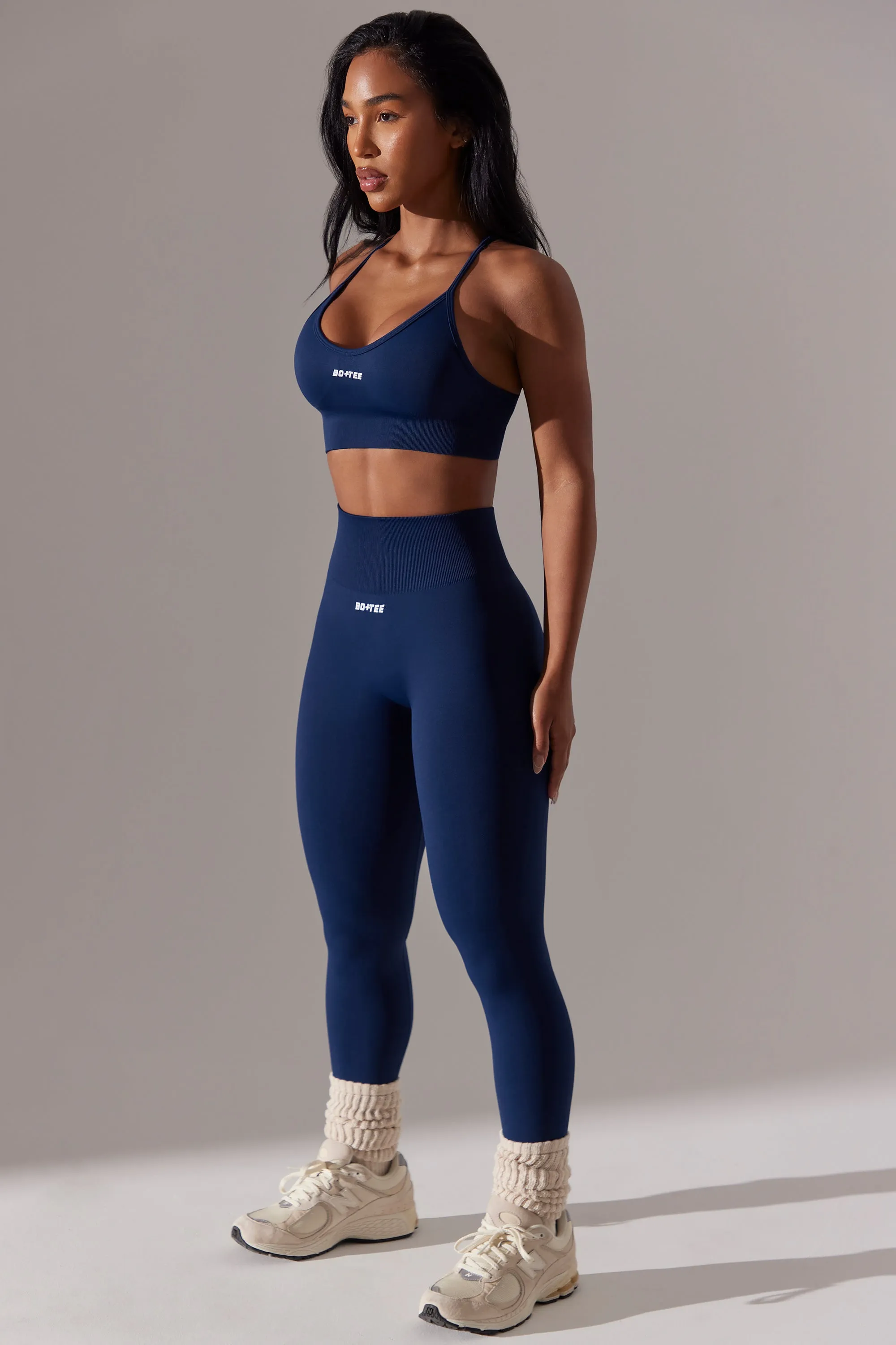 Dedicated - High Waist Super Sculpt Leggings in Navy sold by Bo + Tee product image thumbnail 5