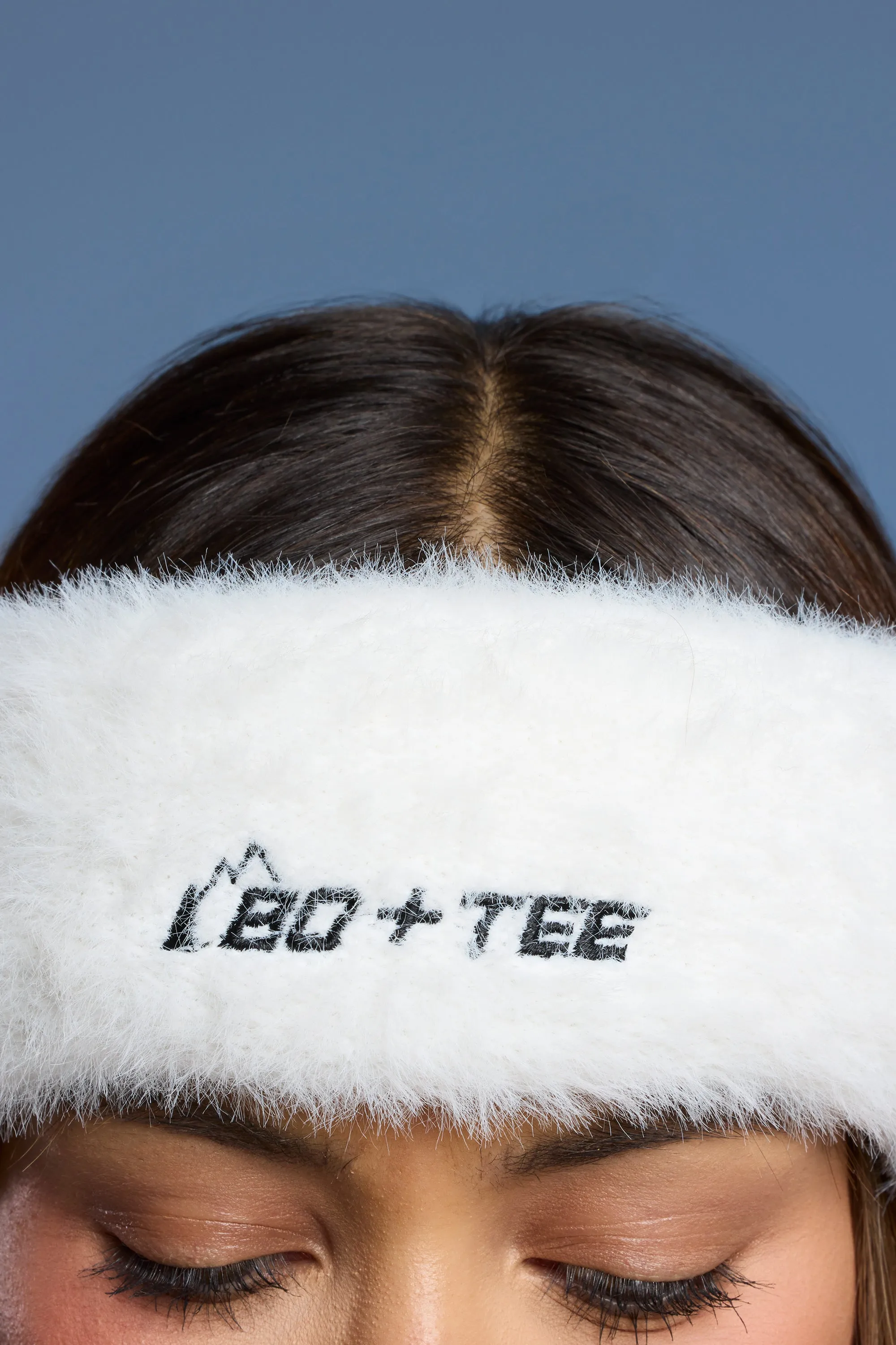 Blizzard - Faux Fur Headband in White sold by Bo + Tee product image thumbnail 4
