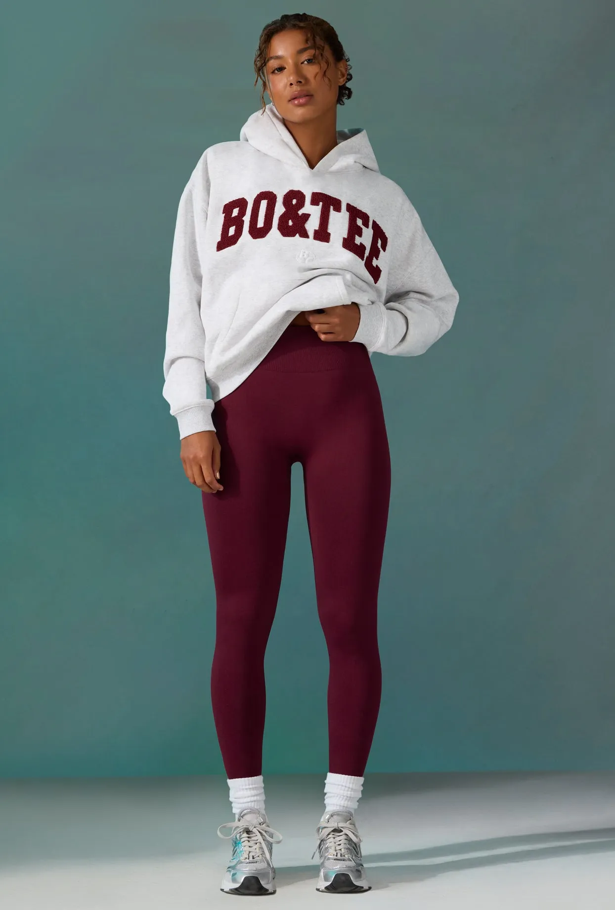 Petite Super Sculpt Seamless Leggings in Plum sold by Bo + Tee product image thumbnail 5