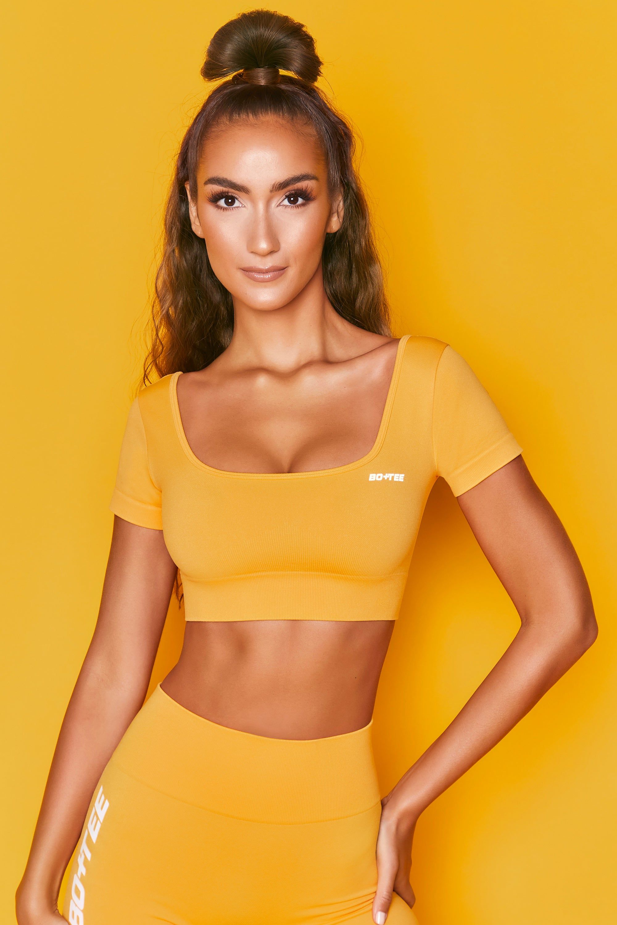 Elevate - Crop Top in Orange sold by Bo + Tee