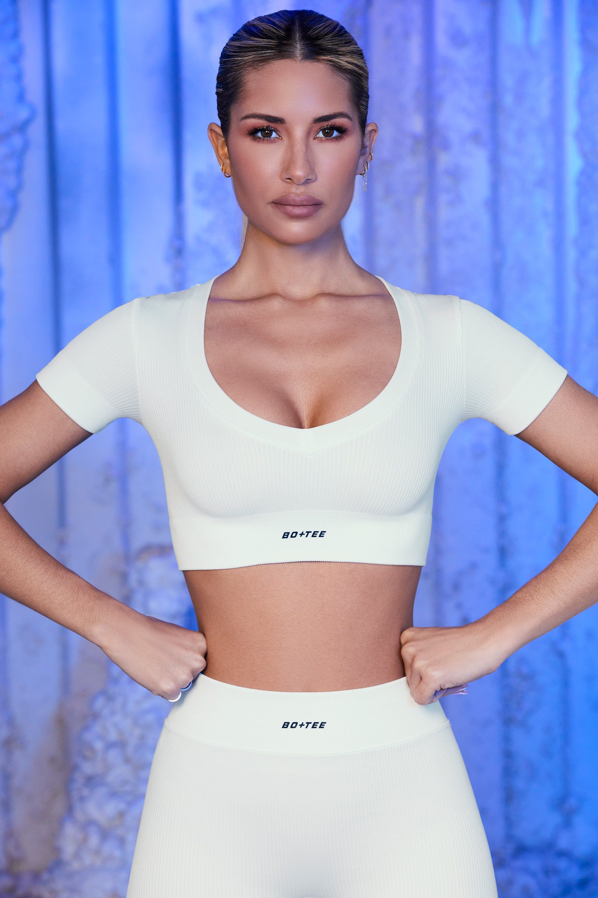 Cooling Off - Crop Top - White sold by Bo + Tee product image thumbnail 5