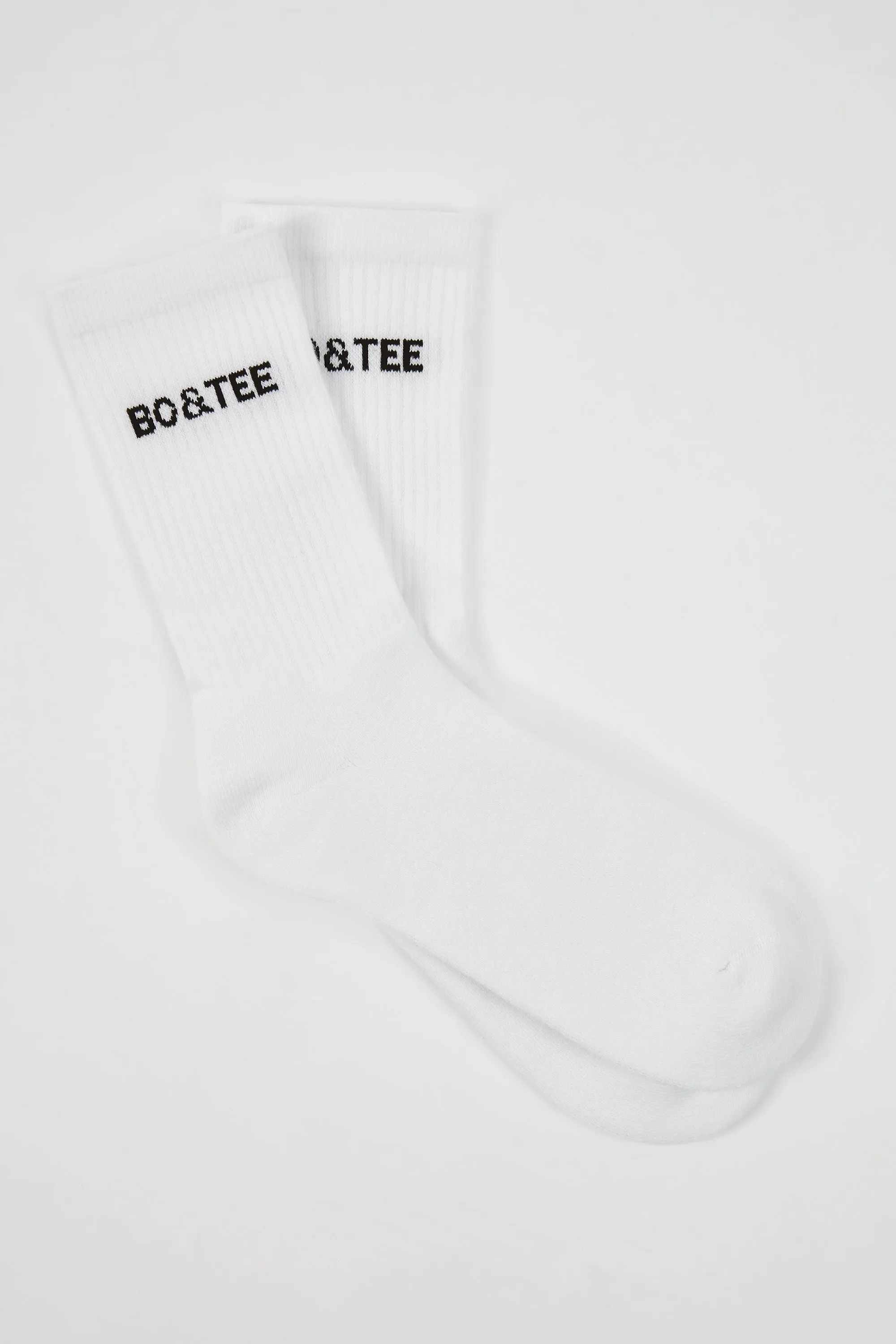 Ribbed Crew Sock Bundle in White sold by Bo + Tee product image thumbnail 4