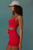 Determination - Super Sculpt Scoop Neck Sports Bra in Tango Red sold by Bo + Tee