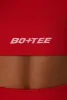 Determination - Super Sculpt Scoop Neck Sports Bra in Tango Red sold by Bo + Tee