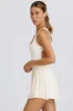 Soft Active Open-Back Pleated Tennis Dress in White sold by Bo + Tee