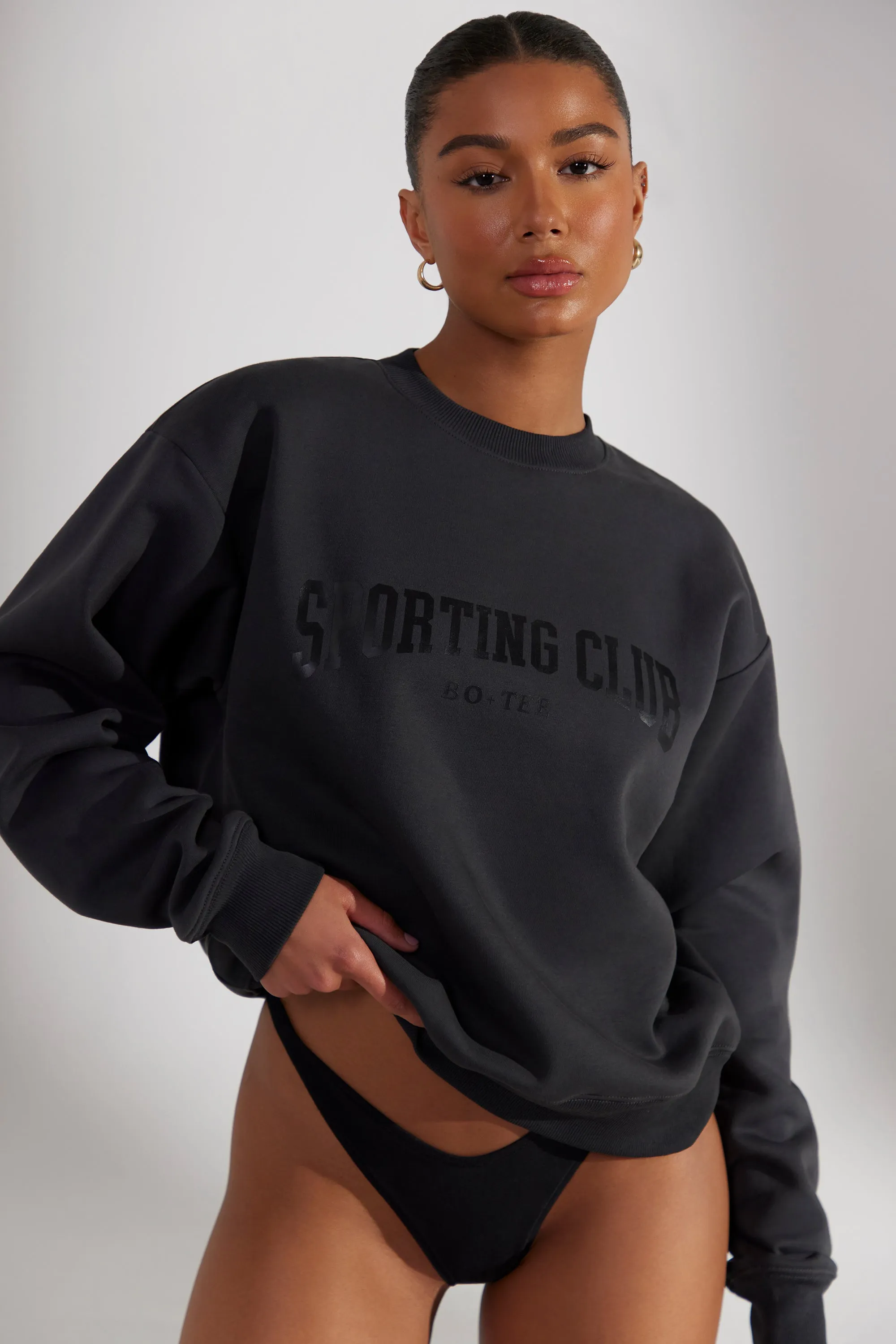 Origin - Oversized Sweatshirt in Washed Black sold by Bo + Tee