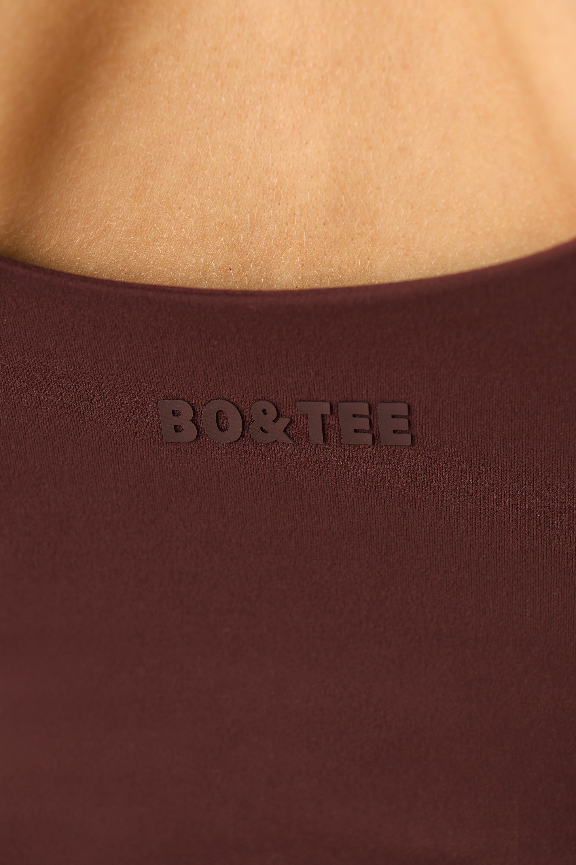 Serene - Soft Active Tank Top in Mahogany sold by Bo + Tee product image thumbnail 4