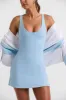 Baseline - Scoop Neckline Tennis Dress in Ice Blue sold by Bo + Tee
