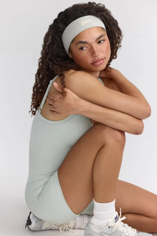 Sleek - Seamless Rib Define Luxe Headband in Fog sold by Bo + Tee