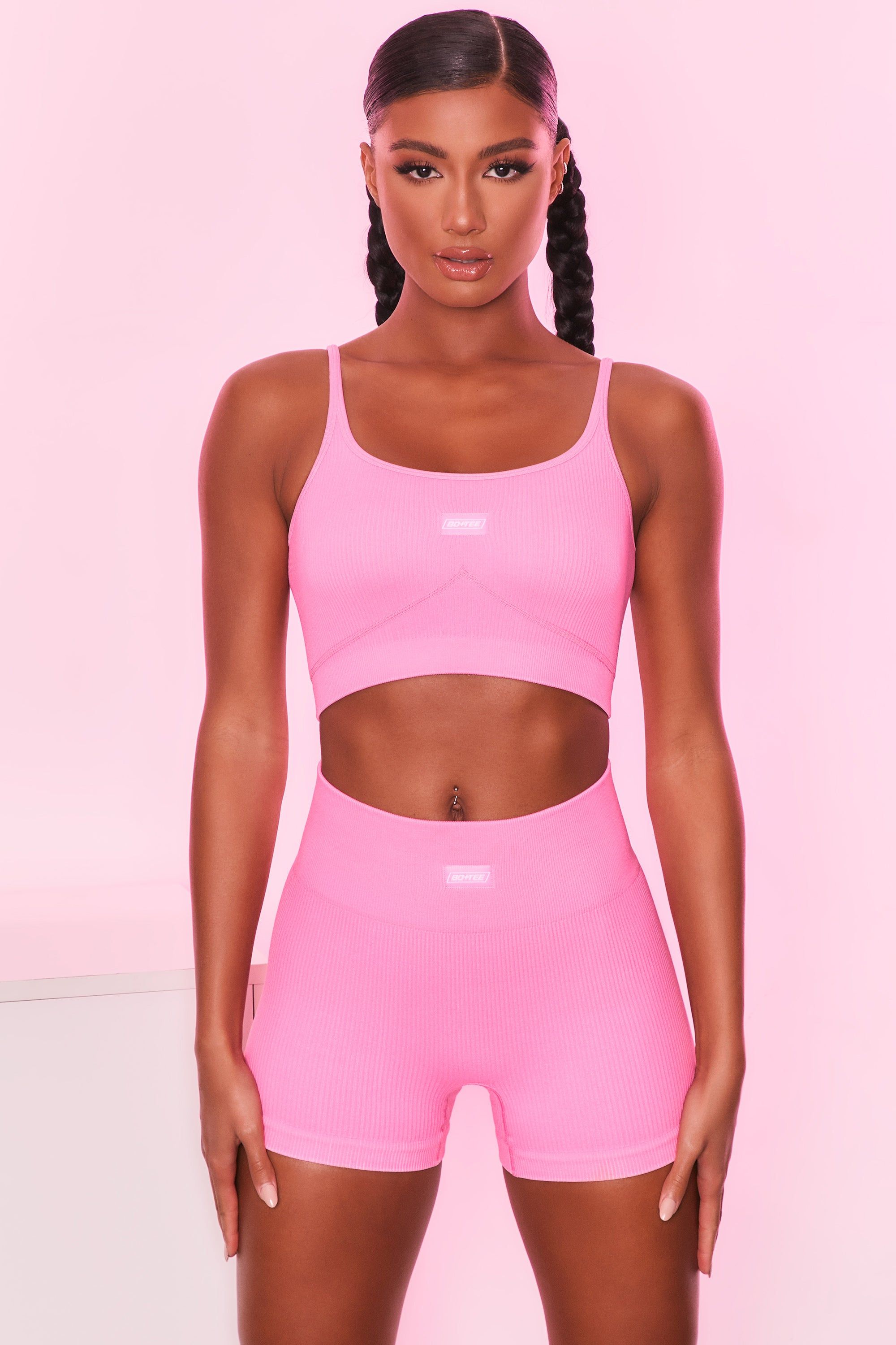 All For Me - Crop Top in Candy Pink sold by Bo + Tee product image thumbnail 5