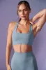 Mindset - Cut Out Define Luxe Sports Bra in Denim Blue sold by Bo + Tee