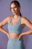 Mindset - Cut Out Define Luxe Sports Bra in Denim Blue sold by Bo + Tee