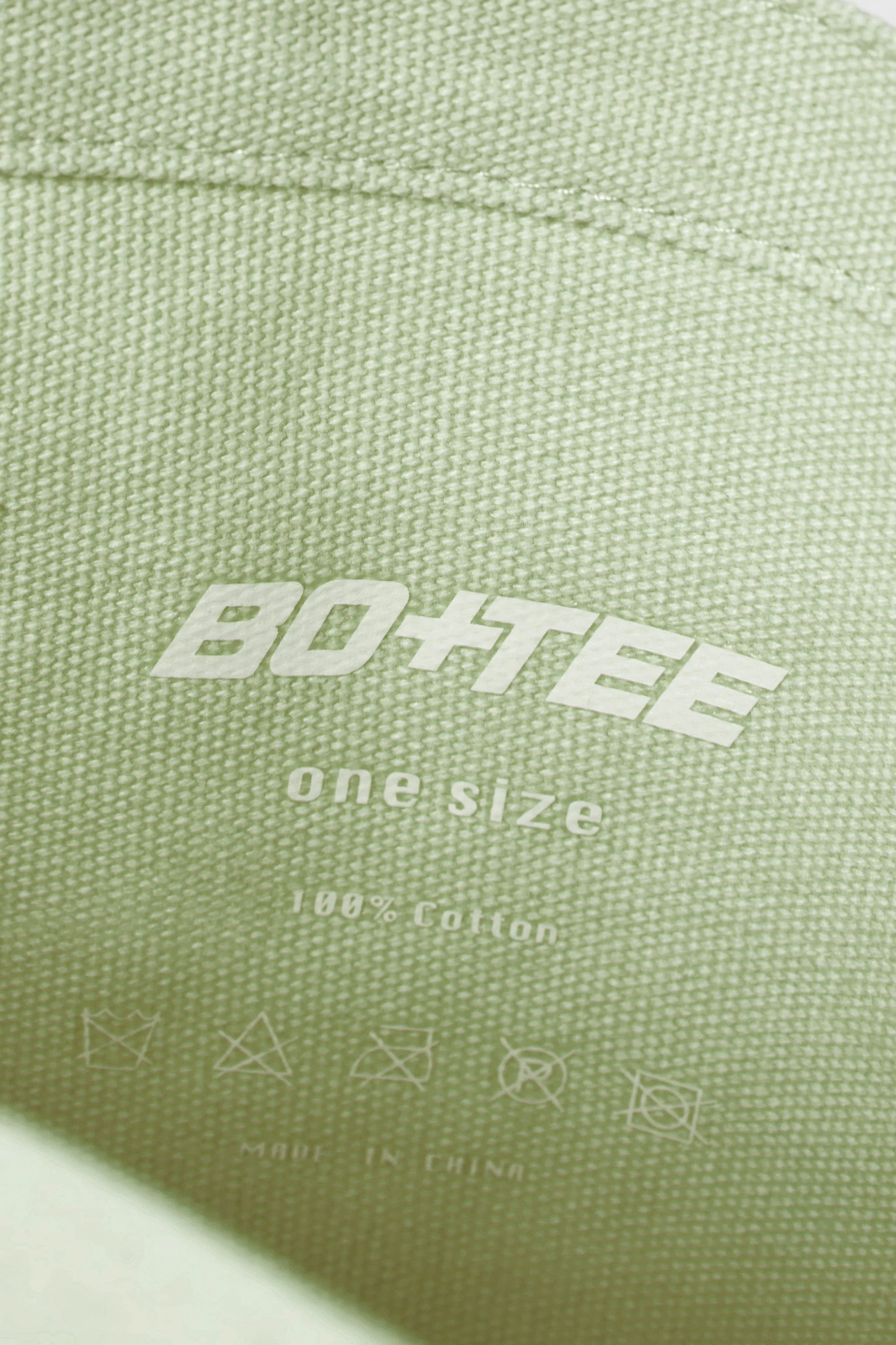 Sport - Large Canvas Tote Bag in Lime Green sold by Bo + Tee product image thumbnail 5