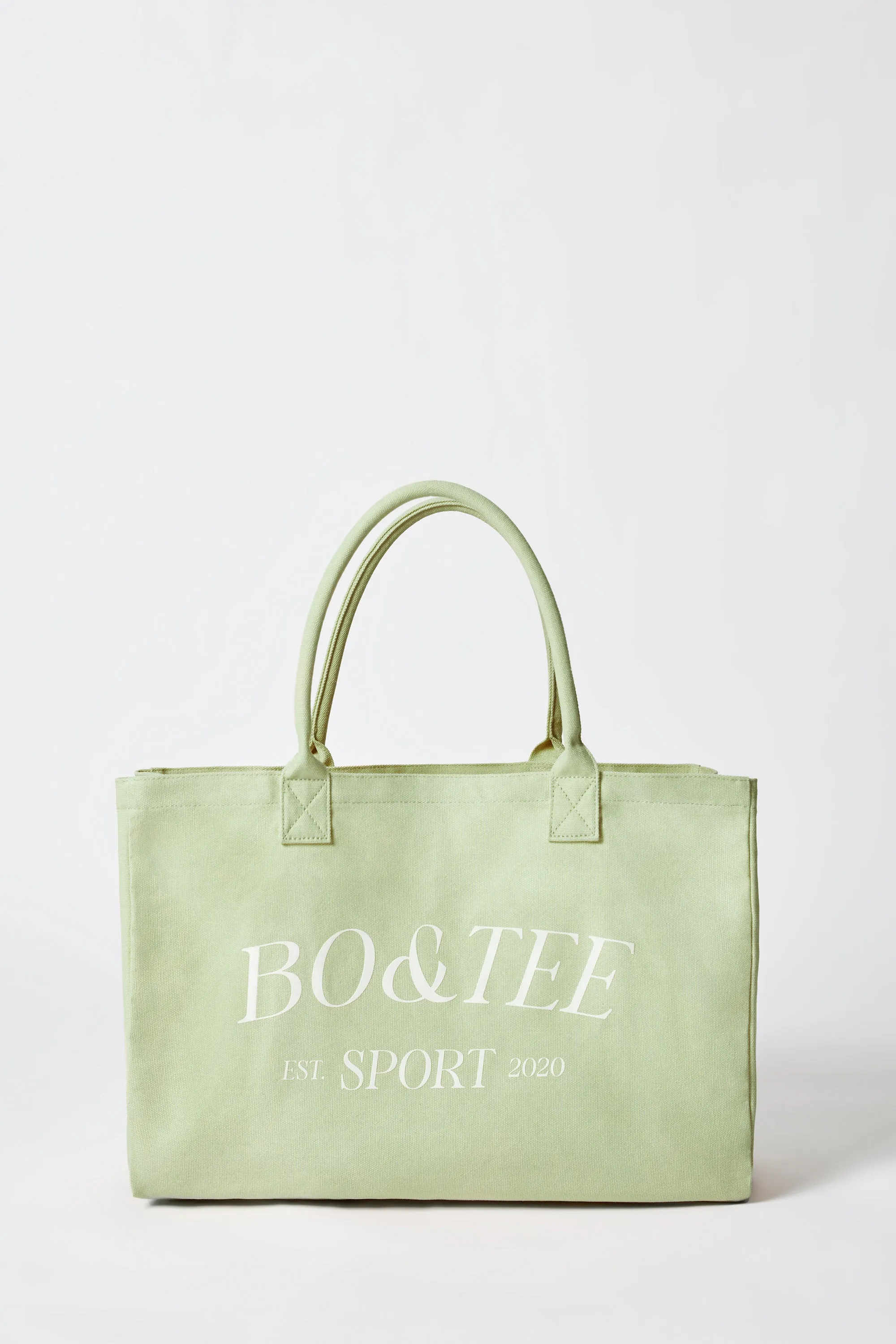 Sport - Large Canvas Tote Bag in Lime Green sold by Bo + Tee product image thumbnail 2